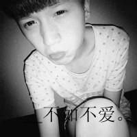 玩网黑白男生头像