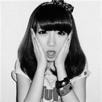 动漫个性半身头像黑白女生头像