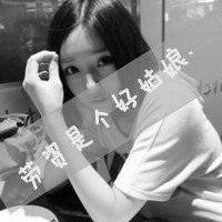 长发黑白女生头像