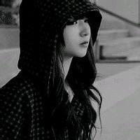 欧美背影头像黑白女生头像