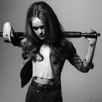 社会背影黑白女生头像霸气