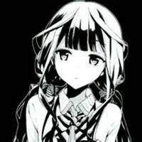 动漫情侣一男一黑白女生