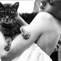 霸气超拽带字黑白女生