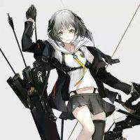 黑白女生头像动漫动物