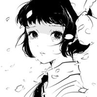 霸气抽烟黑白女生头像