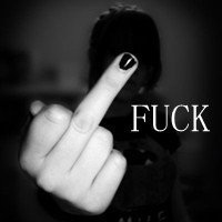 文字控微信头像黑底白字