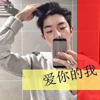 非主流男生黑白头像带字