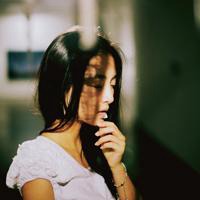 非主流女生带字背影头像