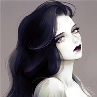 个性女生头像背影长发