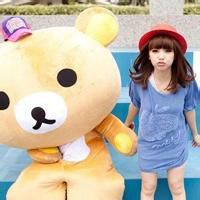 戴口罩卡通个性女生头像