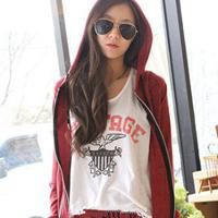 卡通长发墨镜女生头像头像