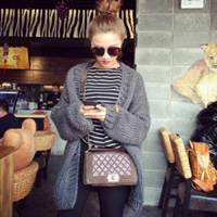 霸气墨镜女生图片微信头像大全