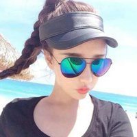 卡通长发墨镜女生头像头像霸气