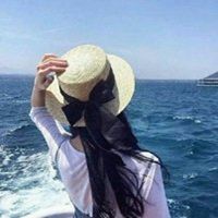 文艺小清新背影女生头像唯美图片