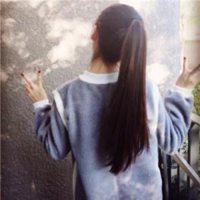 双辫子背影女生头像2018款