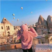 手绘高清头像背影女生图片素材