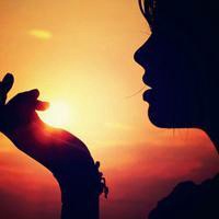 头唯美小清新背影女生头像