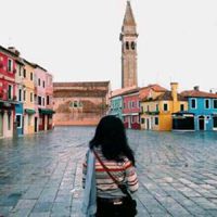 大自然背影女生唯美图片头像