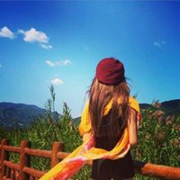 海边背影女生唯美头像小清新