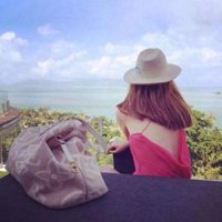 黑白情侣头像背影女生