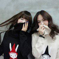 蓝色可爱女生闺蜜头像动漫头像 蓝色可爱女生闺蜜头像动漫头像