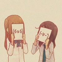 黑白闺蜜三人动漫女头像带字
