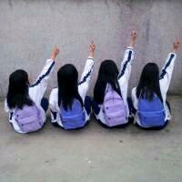 闺蜜头像三人霸气不带字花瓣