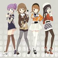 三人女闺蜜头像动漫头像带字