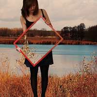 高清黑白背影头像欧美女生头像