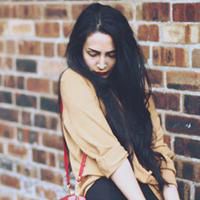 欧美女生森系手绘头像一对