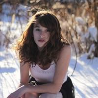 欧美女生个性动漫手绘黑白