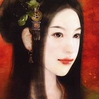 唯美女生图片霸气头像带字