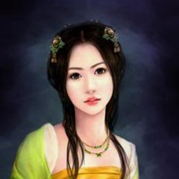 动漫美女侧面头像唯美图片