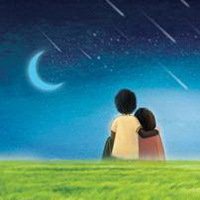 浪漫粉色系情侣头像女生