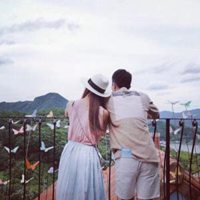 漫画星空浪漫情侣头像