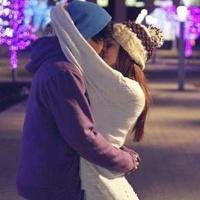 浪漫夕阳情侣头像女生头像