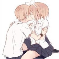 微信头像动漫情侣接吻两张