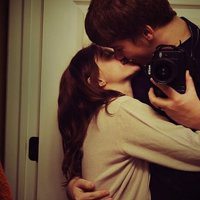 情侣接吻浪漫头像图片