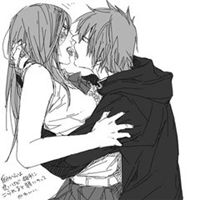 微信男女拥抱接吻头像