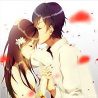 微信唯美情侣接吻头像