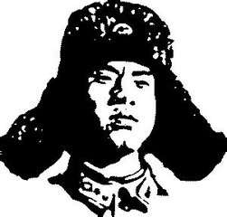 雷锋头像纯色化