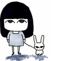 女生白底简约动漫头像 女生白底简约动漫头像