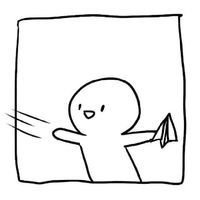 黑白简约头像动漫男头像