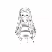 简约情侣头像卡通头像