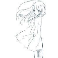 黑白简约漫画头像唯美