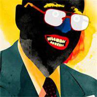 简约白底带字情侣头像