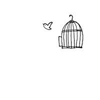 姐妹头像卡通三人简约