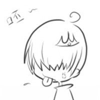 黑白简约全身动漫头像