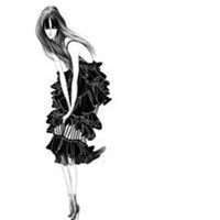 动漫黑白简约创意头像