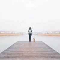 小清新头像卡通简约女